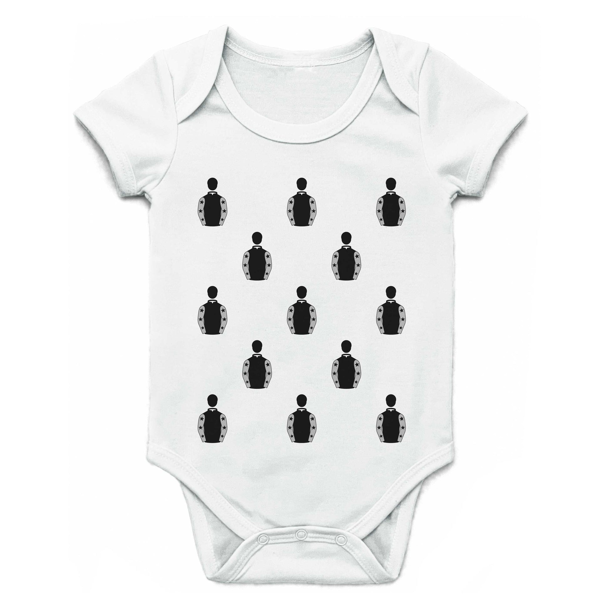 Rebel Racing Multiple Silks Baby Grow - Baby Grow - Hacked Up